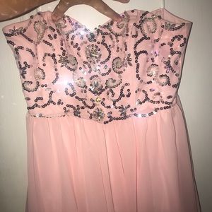 Strapless dance dress